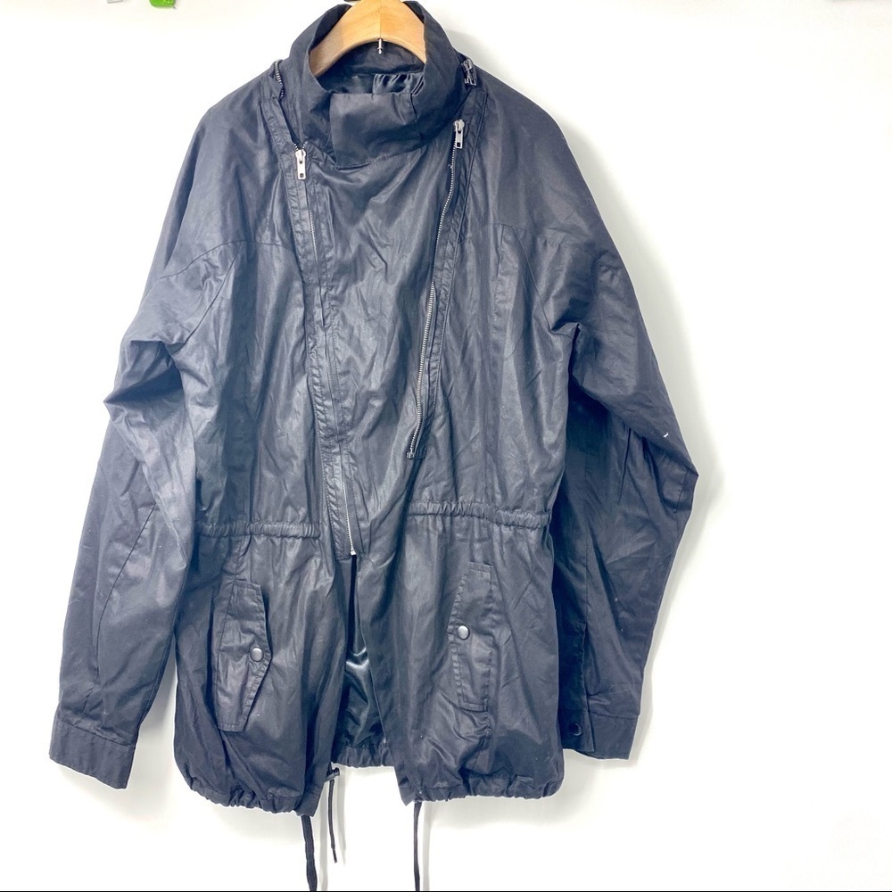 Vanishing Elephant black cotton utility jacket L